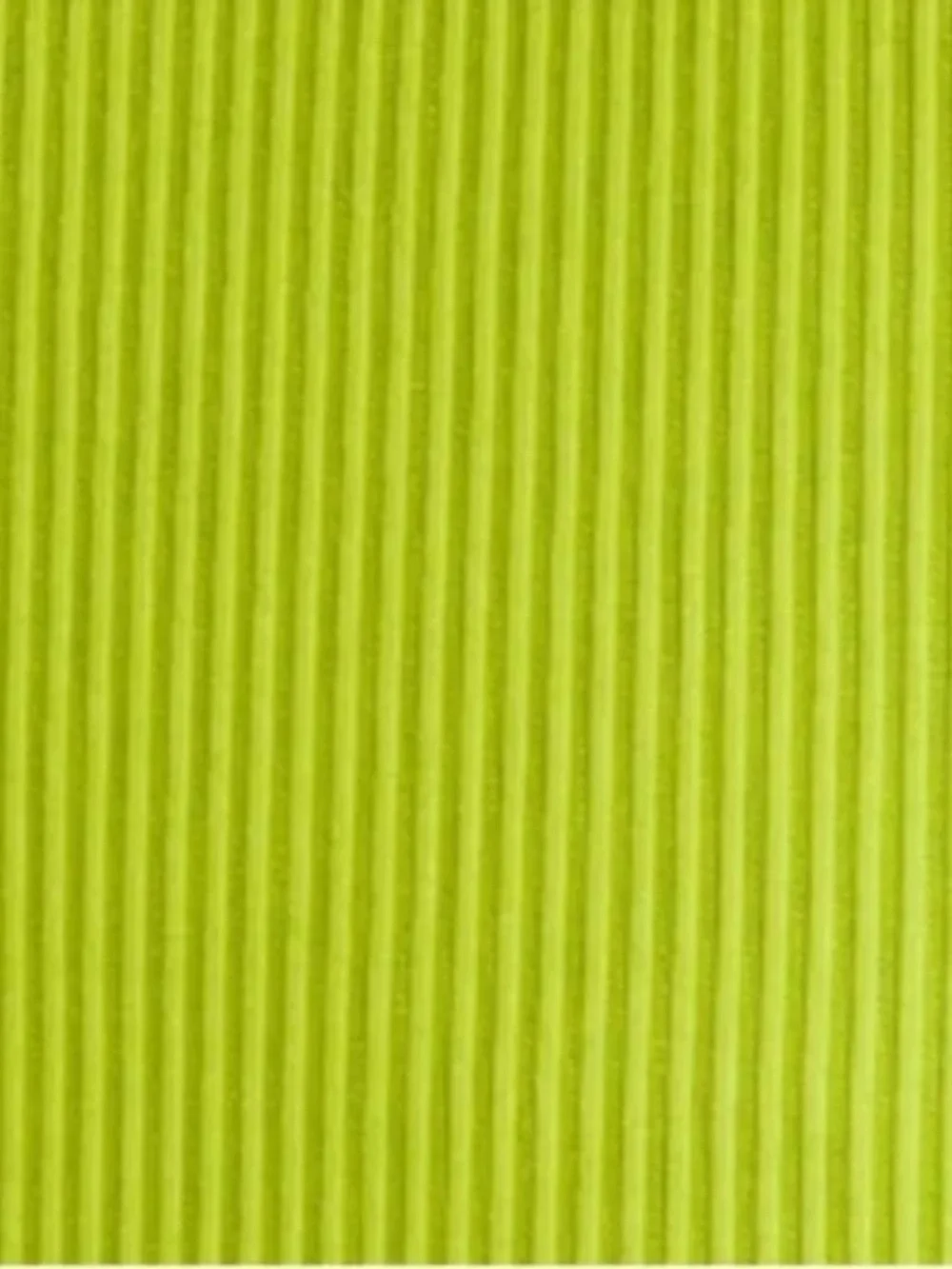 Topshop | Neon Green One-Shoulder Ribbed Midi Dress S - Picture 4 of 11